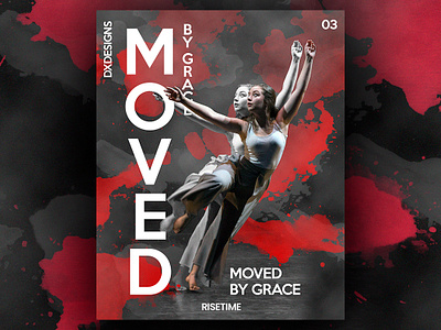 RiseTime 03 - Moved by Grace collage design poster poster art