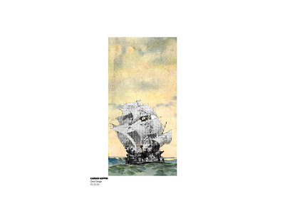 LOST AT SEA 01 boat boats cleveism contrast daily post daily poster dailyposter design fashion graphics flat graphic graphic design graphicdesign halftone lost nautical ship simple streetwear undercover