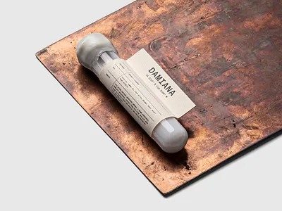 Conserva Collective Damiana Soap Sample Packaging branding cosmetics damiana hungary logo mexico nature ocean packaging sample sea symbol waves