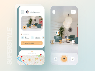 SuperStyle : Real Estate 👷🏻‍♂️🏢🏡 3d app augmented reality bold business design home inspiration ios mobile app real estate agency realestate superstyle superui typography ui ux virtual reality vr wstyle