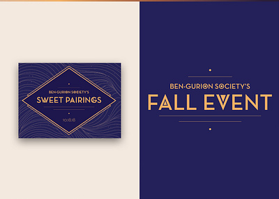 Sweet Pairings Event branding branding and identity chocolate event graphic design nonprofit print design