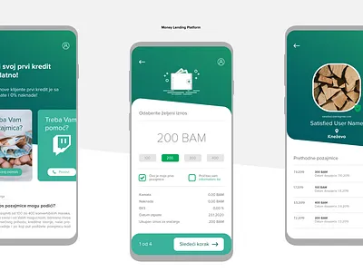 Money Lending Platform app branding design simplicity vector web