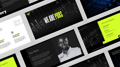 PURStudio Website design branding design ui ux web