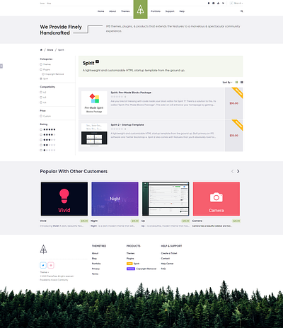 Store Products Page [WIP] - ThemeTree 4 2.0 index page products store themetree themetree 2.0 wep wip