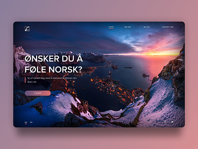 Norway Travel Website Concept clean clean design clean ui concept design figma interface minimalism nature photography norway travel travel website ui user experience user interface ux ux ui web web design website