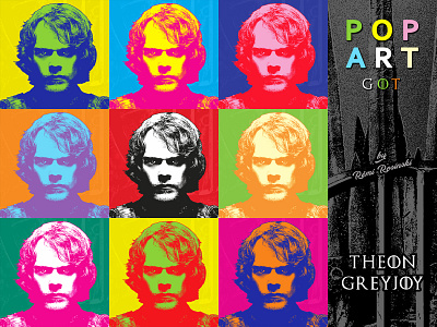 Pop Art GOT Theon Greyjoy alfie alfie evan alfie evan alfie evan allen alfie evan allen game of thrones got greyjoy grrm hbo illustration pop art popart rosinski rémi rémi rosinski theon theon greyjoy