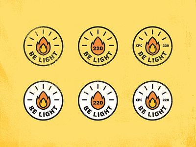 Be Light Badges 220 branding church design church graphics circle logo design fire fire badge fire logo flame flame badge icon vector