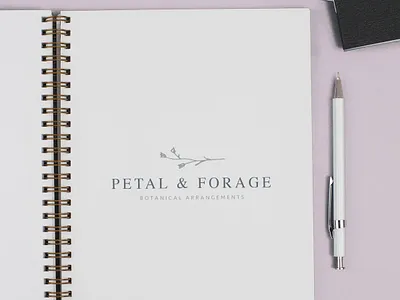 Floral Boutique Logo Design boutique logo brand identity branding design floral logo flower shop logo illustration logo