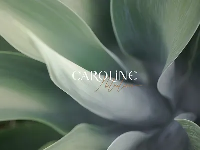 Caroline Nutrition branding calligraphy elegant flow fun logo design logo design concept luxe minimal nature nutrition nutritionist script script lettering serif star type branding type design typographic whimsical