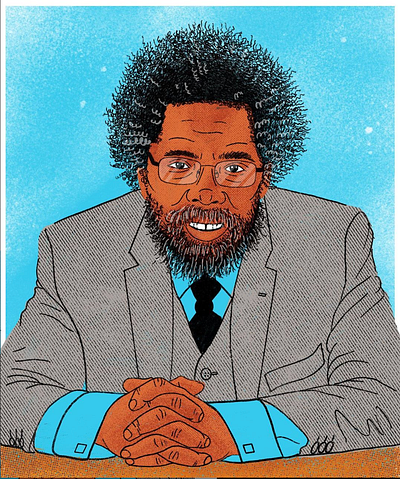 Dr. Cornel West Illustration bhm2020 cornel west portrait portrait illustration procreate