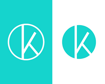 k monogram logo branding design k logo monogram