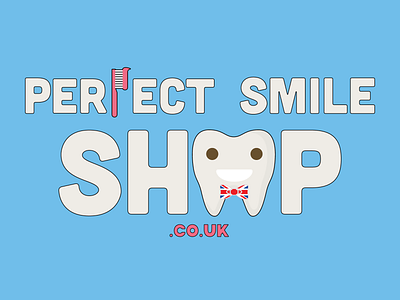 Perfect Smile Shop Logo - Final Design branding concept design illustration logo minimal typography vector