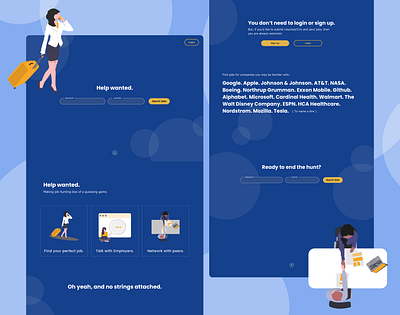 Help Wanted design desktop job search job site landing page landing page concept ui ui design ux ux design uxdesign web website