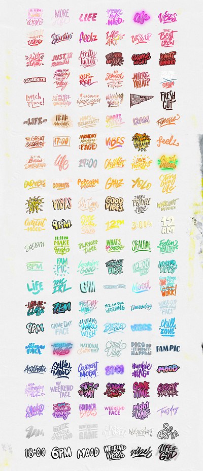 SNAPCHAT Filters branding design illustration logo type typography