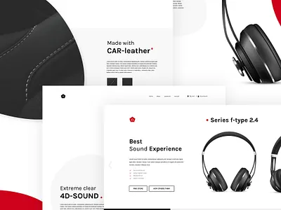 UI | Headphones store branding colours experience explore headphones minimalism minimalist store store design webdesign webshop
