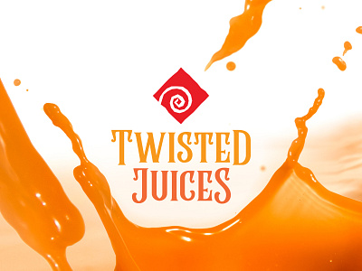 Twisted Juices Logo adobe illustrator beverage beverage design brand design branding concept graphic design juice juice bar juicery juices logo logo design logos logotype typography vector