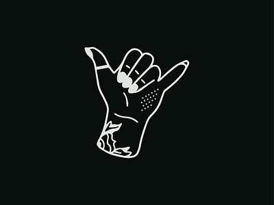 Ride Slow | Shaka drawing flash hand hang loose illustration procreate shaka simple sketch sketchbook tattoo