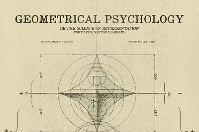 Geometrical psychology diagrams 1880s aged aged vector esoteric geometric asset geometry psychology retro science scientific scientific illustration the shop vector assets victorian era vintage vintage geometry worn