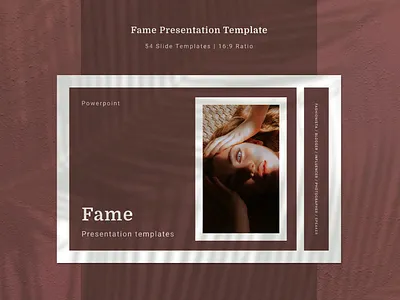 FAME Powerpoint Template branding businessman creative powerpoint creative presentation creative template deck fashion template google slide keynote mockup modern design pitch powerpoint powerpoint presentation ppt pptx presentation professional slide template