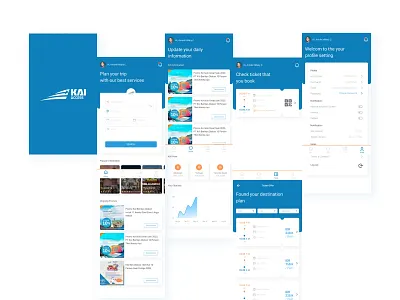 KAI Access Redesign design inspiration landing page rail railway ui userinterface