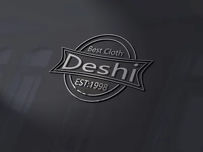 Deshi logo 3d logo creative logo flat logo logo professional logo unique logo vintage logo