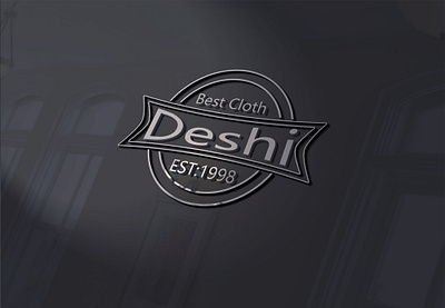 Deshi logo 3d logo creative logo flat logo logo professional logo unique logo vintage logo