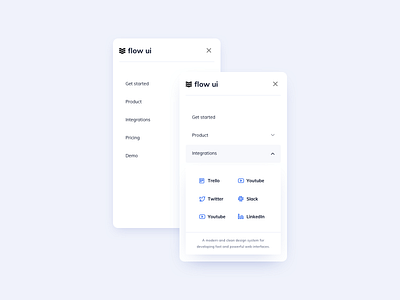 Mobile Menu UI Design flow ui ildiesign menu menu card menu design menu ui mobile menu responsive design responsive menu ui ui design ui pattern ux ux design