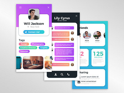UI Concept adobe illustrator design ui