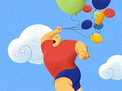 Happy birthday birthday card birthday invitation blue character childrens illustration colorful daniel isedal design falkenberg happy illustration kids