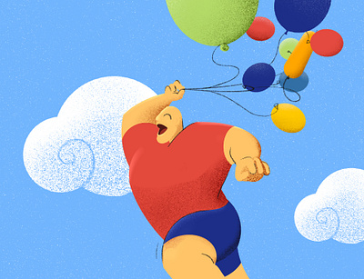 Happy birthday birthday card birthday invitation blue character childrens illustration colorful daniel isedal design falkenberg happy illustration kids