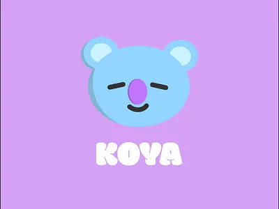 Koya bt21 bts illustration illustrator vector vector art vector illustrator