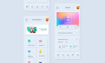 Neomorphism Soft UI Design for mobie app adobe xd app design app ui design app2020 figma mobile ui neomorphic neomorphism skeuomorph skeuomorphic skeuomorphism soft ui tranding ui design uiux user experience white ui