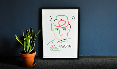 Marie Sklodowska-Curie art design dinksy drawing graphic handmade illustration illustrations picture portrait science scientist