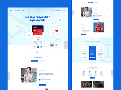 bePay 💸 agency app illustration landingpage mobileapp mockup onepage pay payment poland theme ui ux vector webdesign webdesigner website wordpress