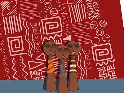 mama africa characterdesign design illustration vectorart