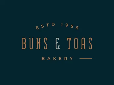 Buns & Toas Bakery logo concept bakery bakery logo bless creatics brand identity branding food logo graphic design logo logo design logo designer logo type logos premium premium design typography visual identity