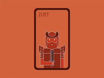 Surt - Norse Mythology character design god grid illustration lineart minimal nordic norse mythology playing card