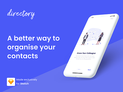 Directory App ai app app design dark darkmode detail directory minimal minimalist onboarding profile uiux walkthrough white