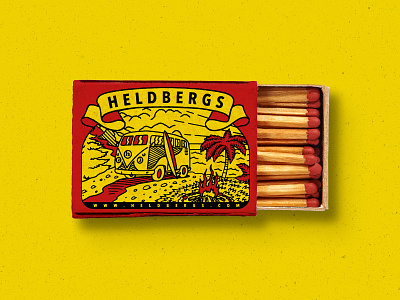 matchbox heldbergs illustration matchbox