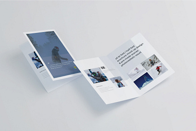 Bifold Half Fold Brochure Mockup a4 a5 background bifold bifold brochure branding brochure cover creative creative design half mockup mockups ski