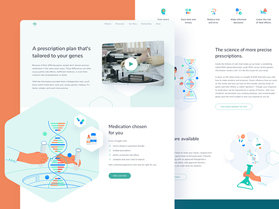 Nalagenetics Website - Patient - Omnicreativora dashboard design dashboard ui doctor flatdesign hospital illustrations landing page medical medicine nurse pharmaceutical pharmacy webdesign website