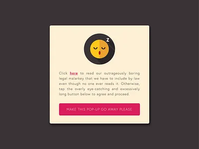 Pop-Up/Overlay design fun illustration illustrator minimal popup sketch typography ui ux vector