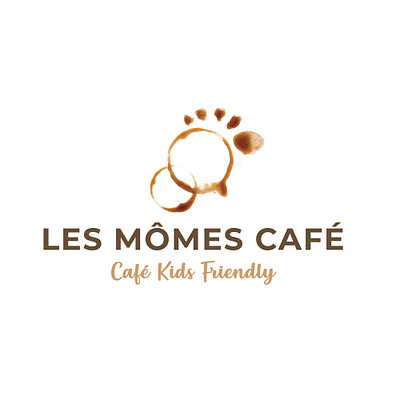 Logo café kid's friendly café kids logo logo design logotype