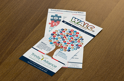 WALC Rack Card crgraphix.com design flat icon typography vector