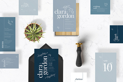 Minimal Floral Navy Wedding Suite anniversary bride card card design cards diy elegant feminine greeting greeting card groom invitation invitations invite minimal modern wedding card wedding invitation