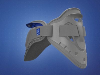 THUASNE - T Neck (shot 1) cinema4d neck orthosis turn