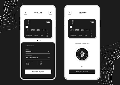 Daily UI #2 - Credit Card Checkout black blackandwhite creditcard daily ui dailyui dailyui 002 dailyuichallenge mobile app mobile design mobile ui ui ui mobile uidesign