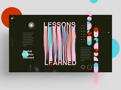 WEB - LESSONS LEARNED app branding flat logo symbol typography ui ux vector web