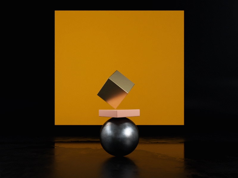 Balance 3d 3d art 3d artist 3d loop abstract c4d cinema4d design illustration octane