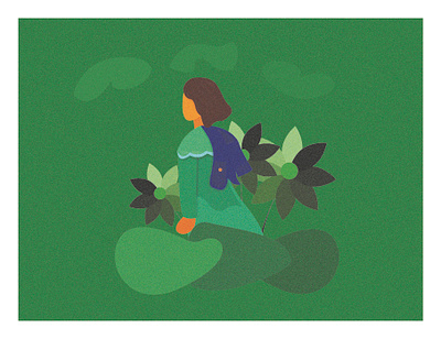 "Girly" Flat Illustration adobe creation artwork creation design flat illustration girly grain graphicdesign illustration illustrator photoshop texture vector